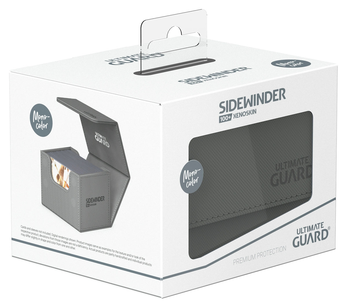 Ultimate Guard Sidewinder 100 Grey Xenoskin Deck Box