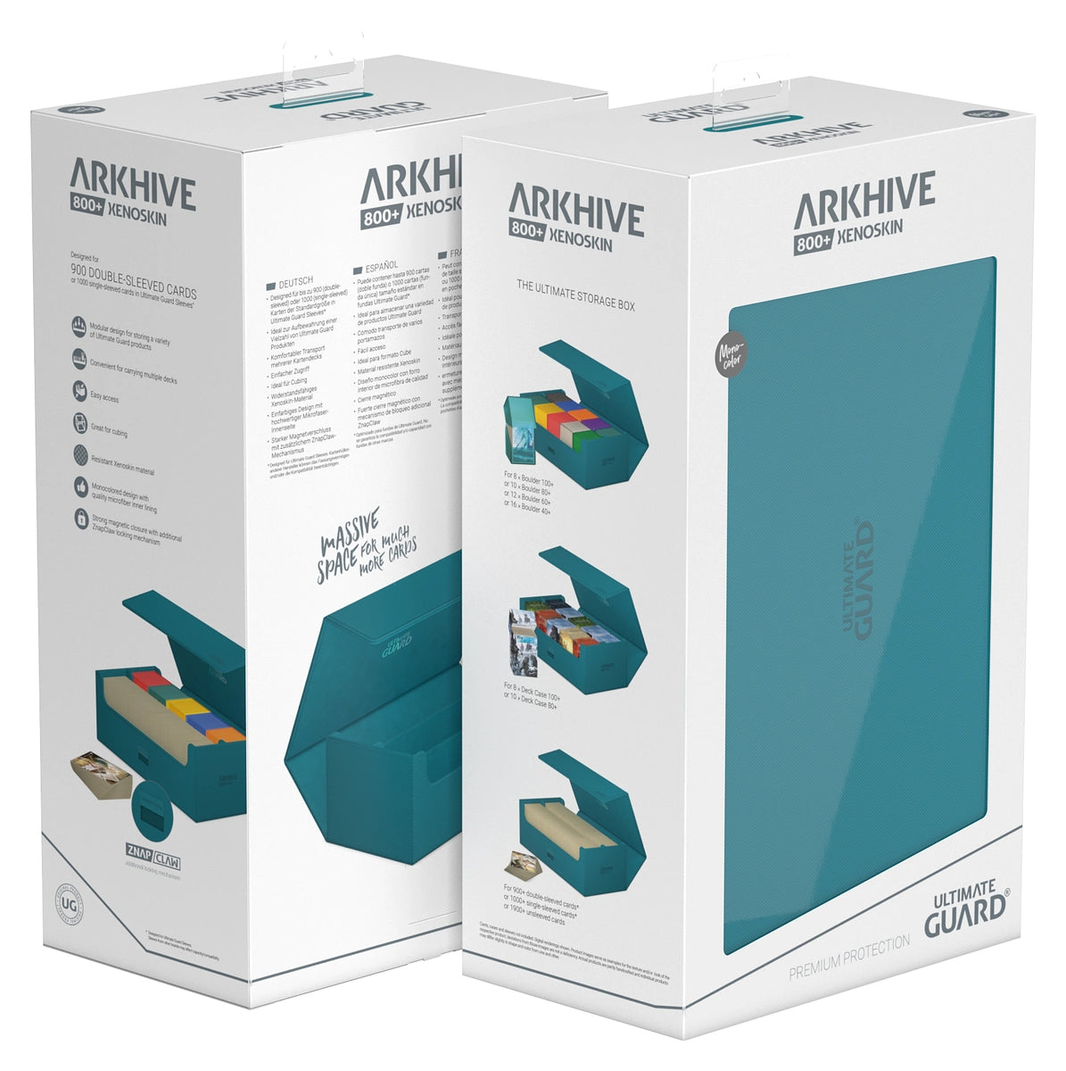 Ultimate Guard Arkhive 800 Xenoskin Petrol Deck Case