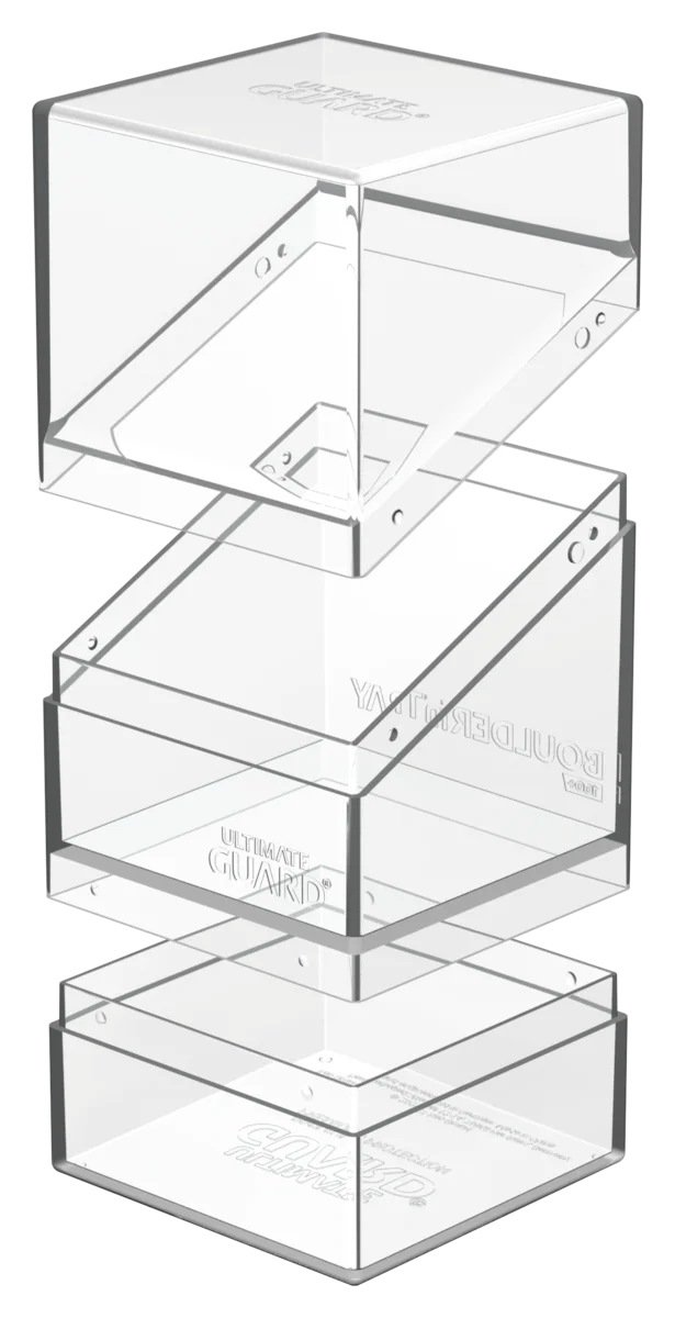 Ultimate Guard Boulder n Tray 100 Clear Deck Box