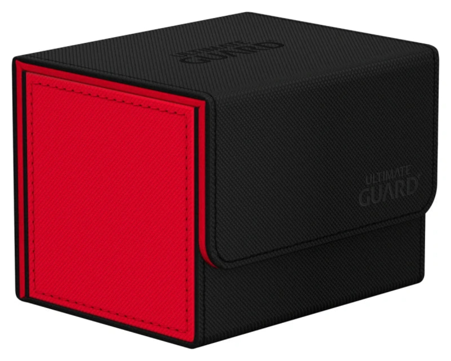 Ultimate Guard Sidewinder 100 Black/Red Xenoskin Synergy Deck Box