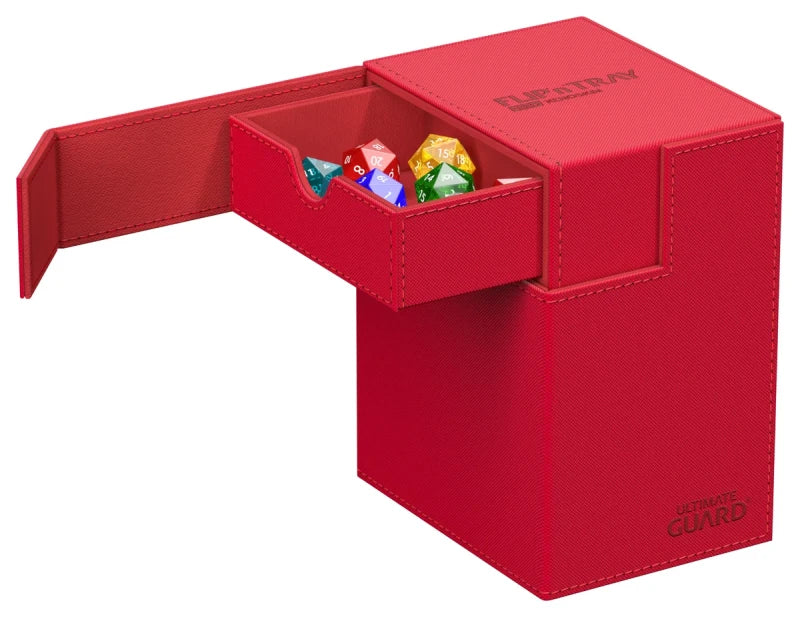 Ultimate Guard Flip n Tray 133 Red Xenoskin Deck Box