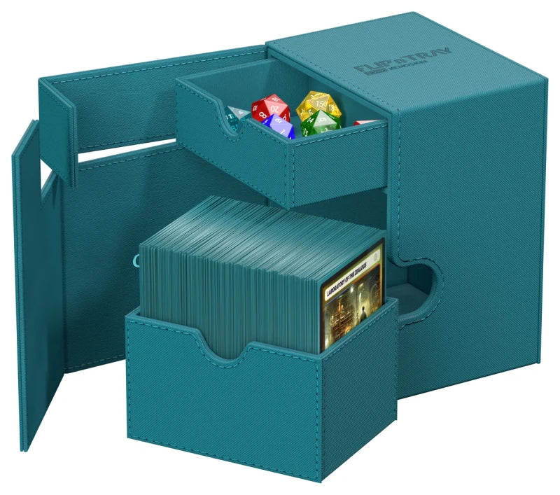 Ultimate Guard Flip n Tray 133 Petrol Xenoskin Deck Box