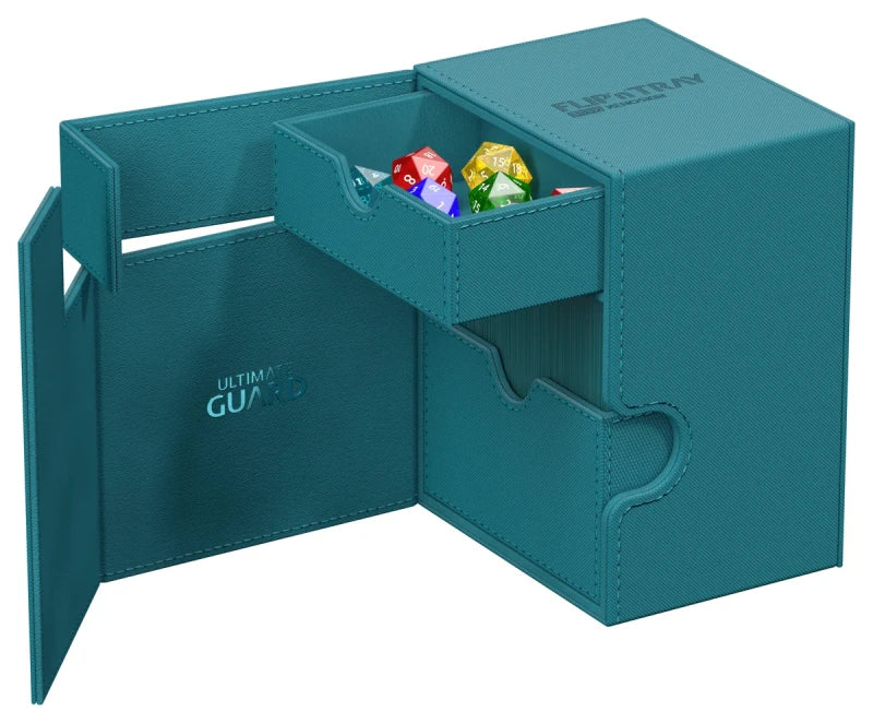 Ultimate Guard Flip n Tray 133 Petrol Xenoskin Deck Box