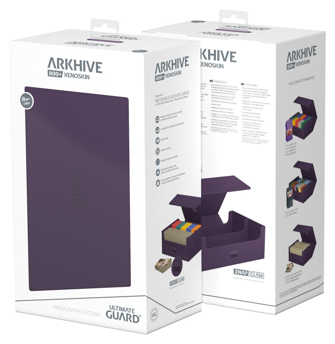 ultimate guard xenoskin arkhive 800+ purple