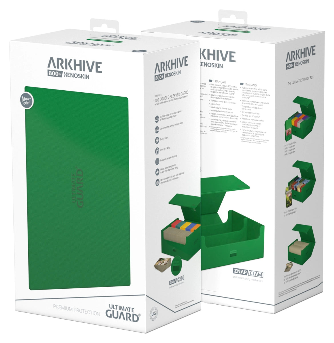 ultimate guard xenoskin arkhive 800+ green