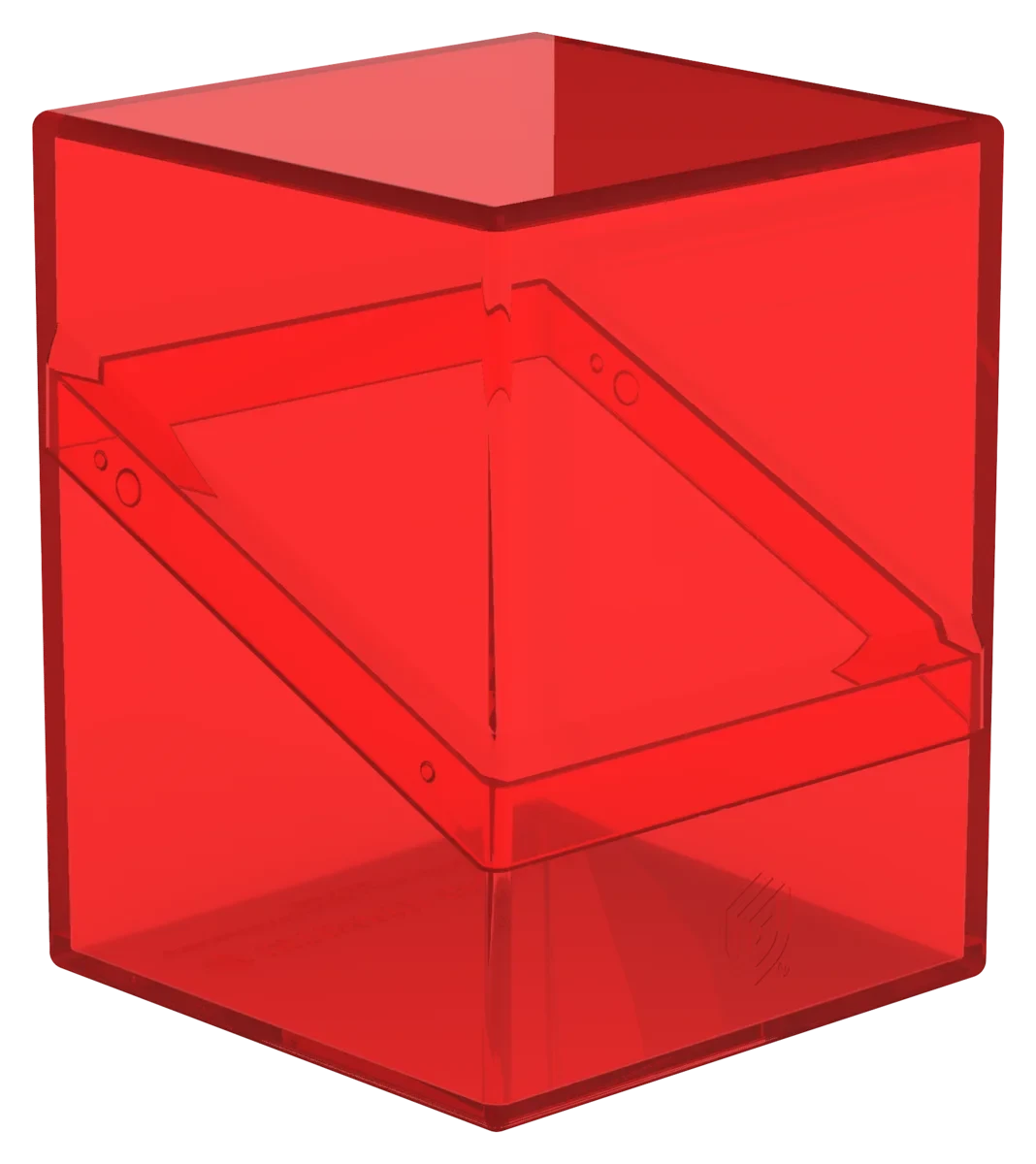 Boulder 100 Clear Deck Box - Ruby