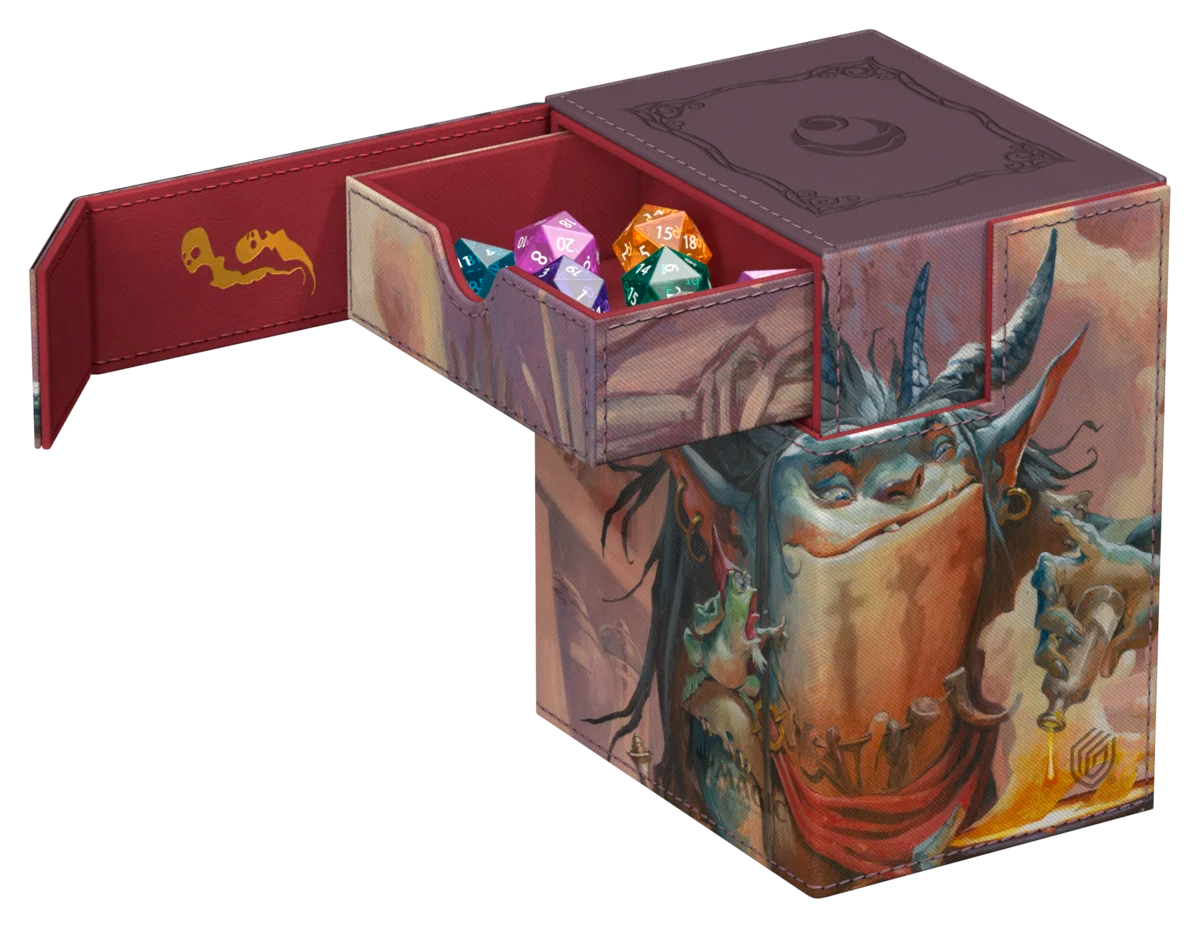 MTG Lorwyn Eclipsed Grub, Storied Matriarch Flip n Tray 133 Commander Deck Box