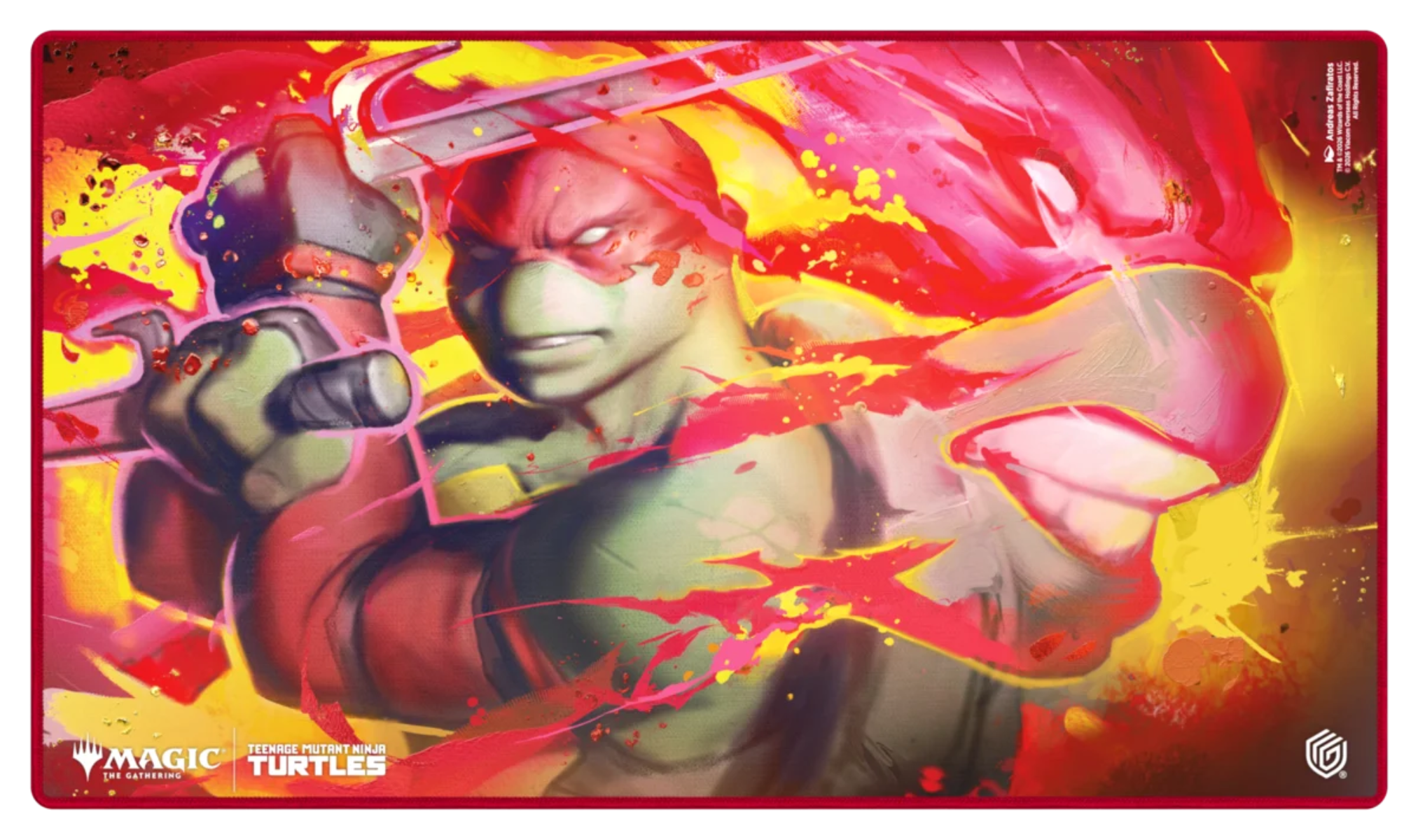 TMNT Raphael's Technique Playmat