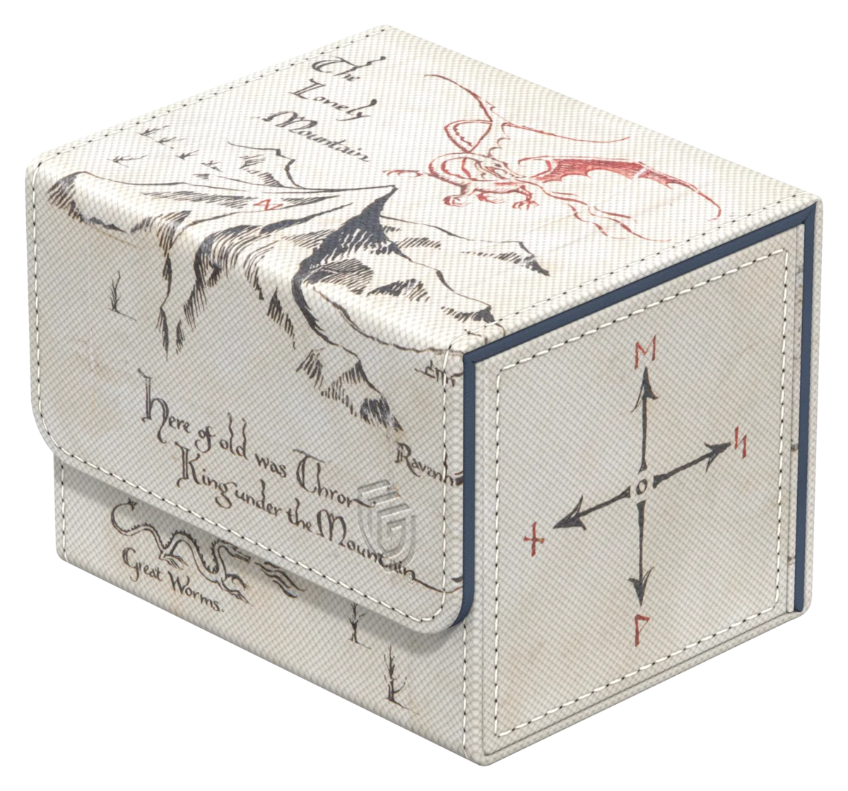 The Hobbit Sidewinder 100 Deck Box - Thror's Map