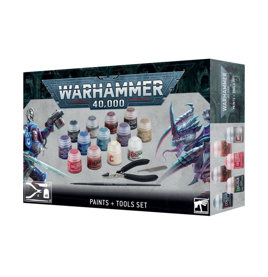 Warhammer 40K Paints and Tools Set