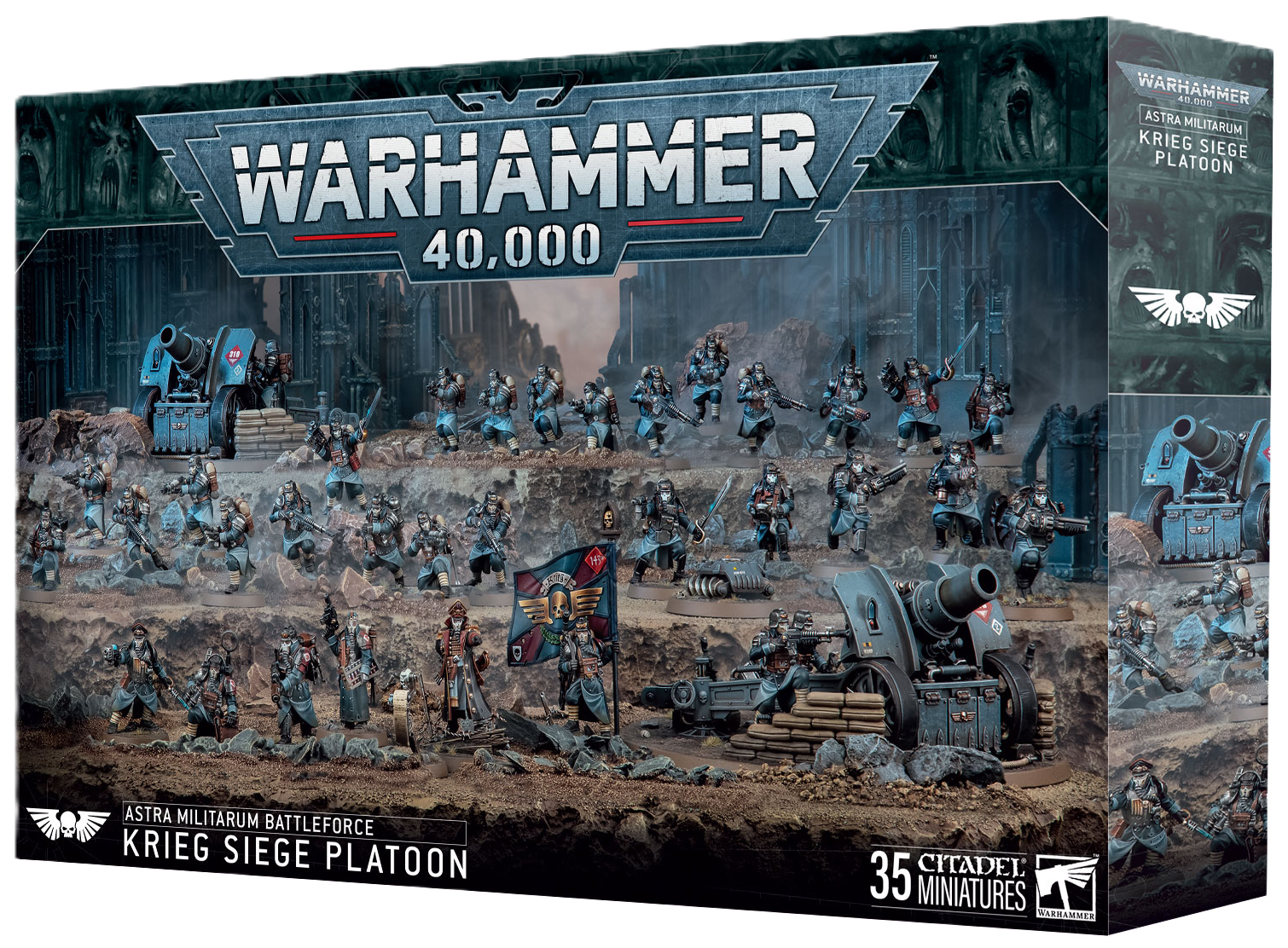 Warhammer 40K Astra Militarum Krieg Siege Platoon Battleforce - Preorder