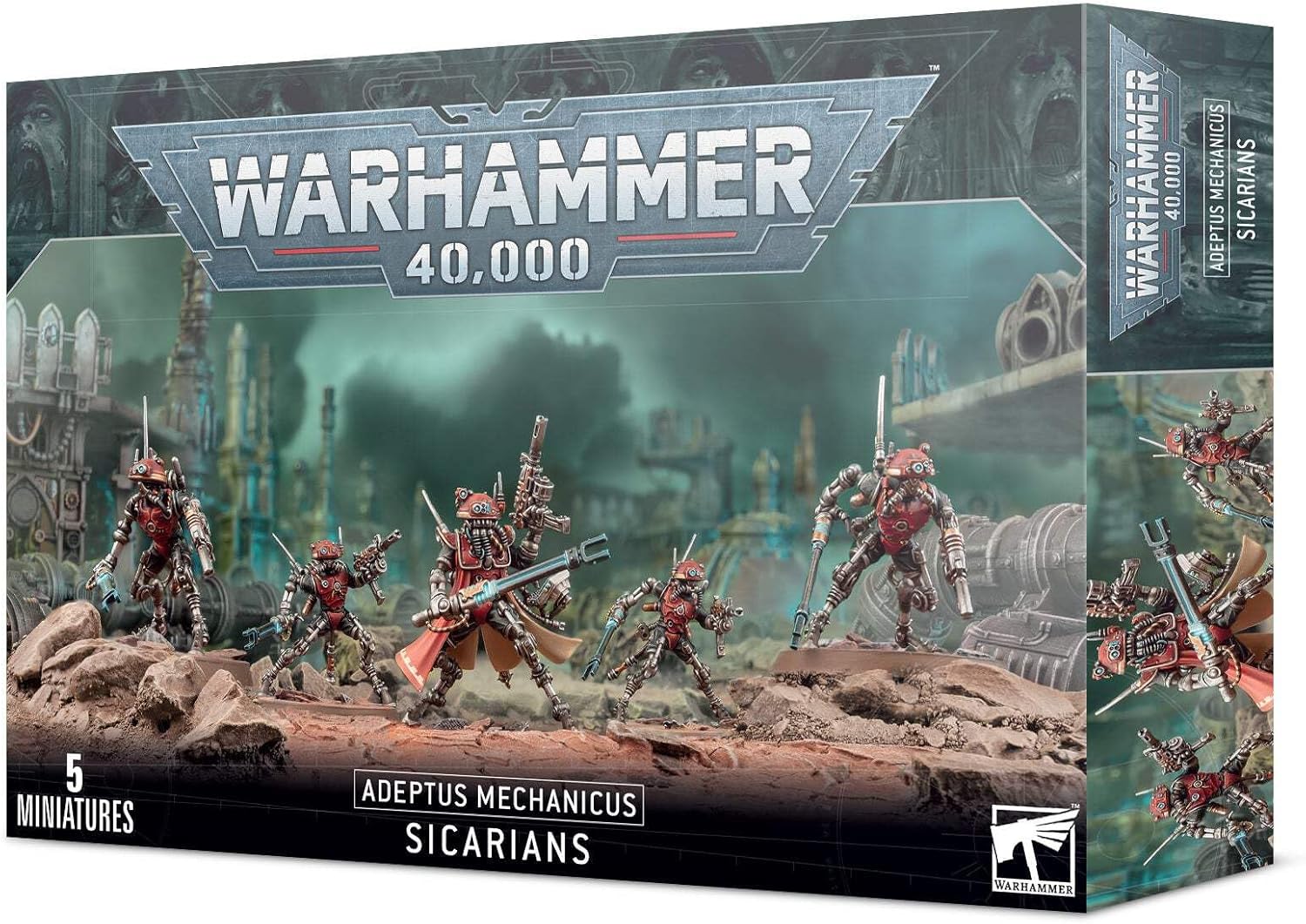 red painted sicarians adeptus mechanicus