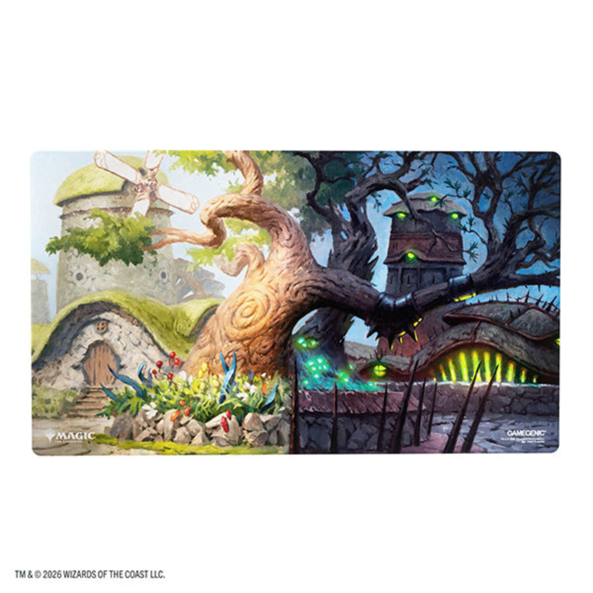 MTG Lorwyn Eclipsed Shiny Playmat - Temple Garden