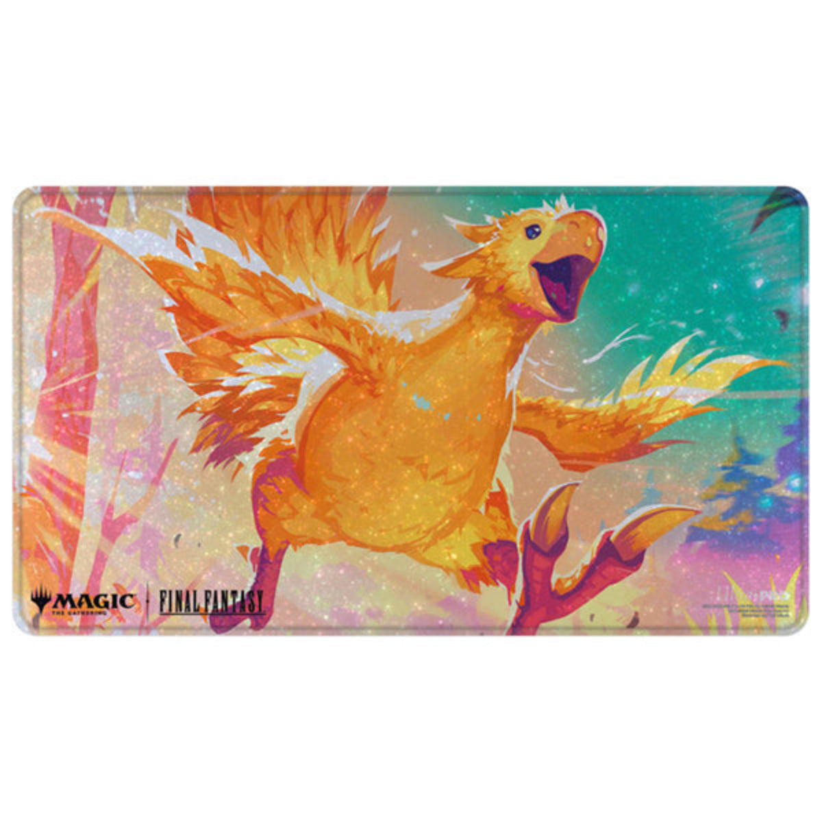 MTG Final Fantasy Traveling Chocobo Yellow-Stiched Holofoil Playmat