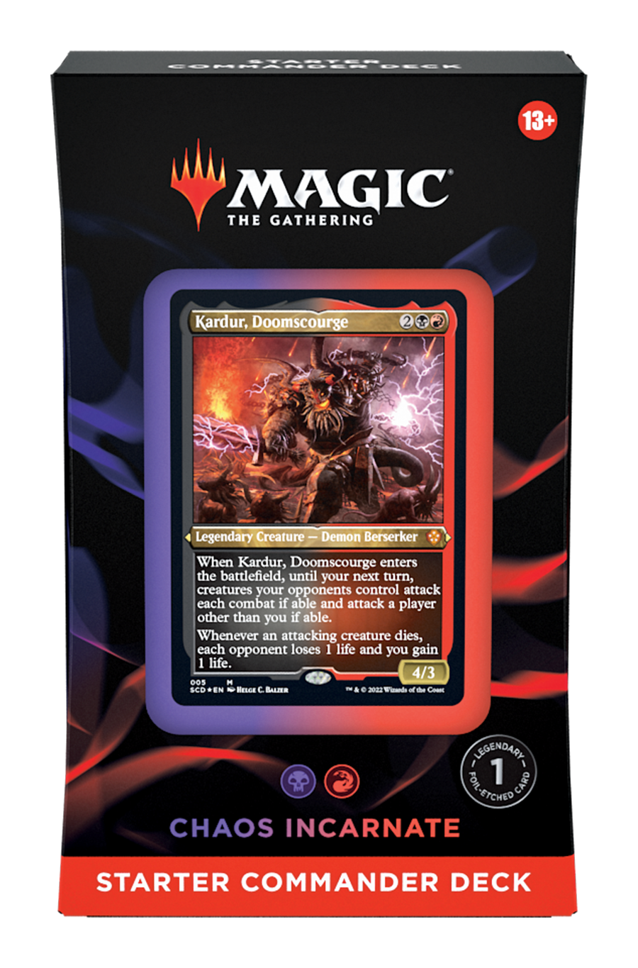 Chaos Incarnate Starter Commander Deck
