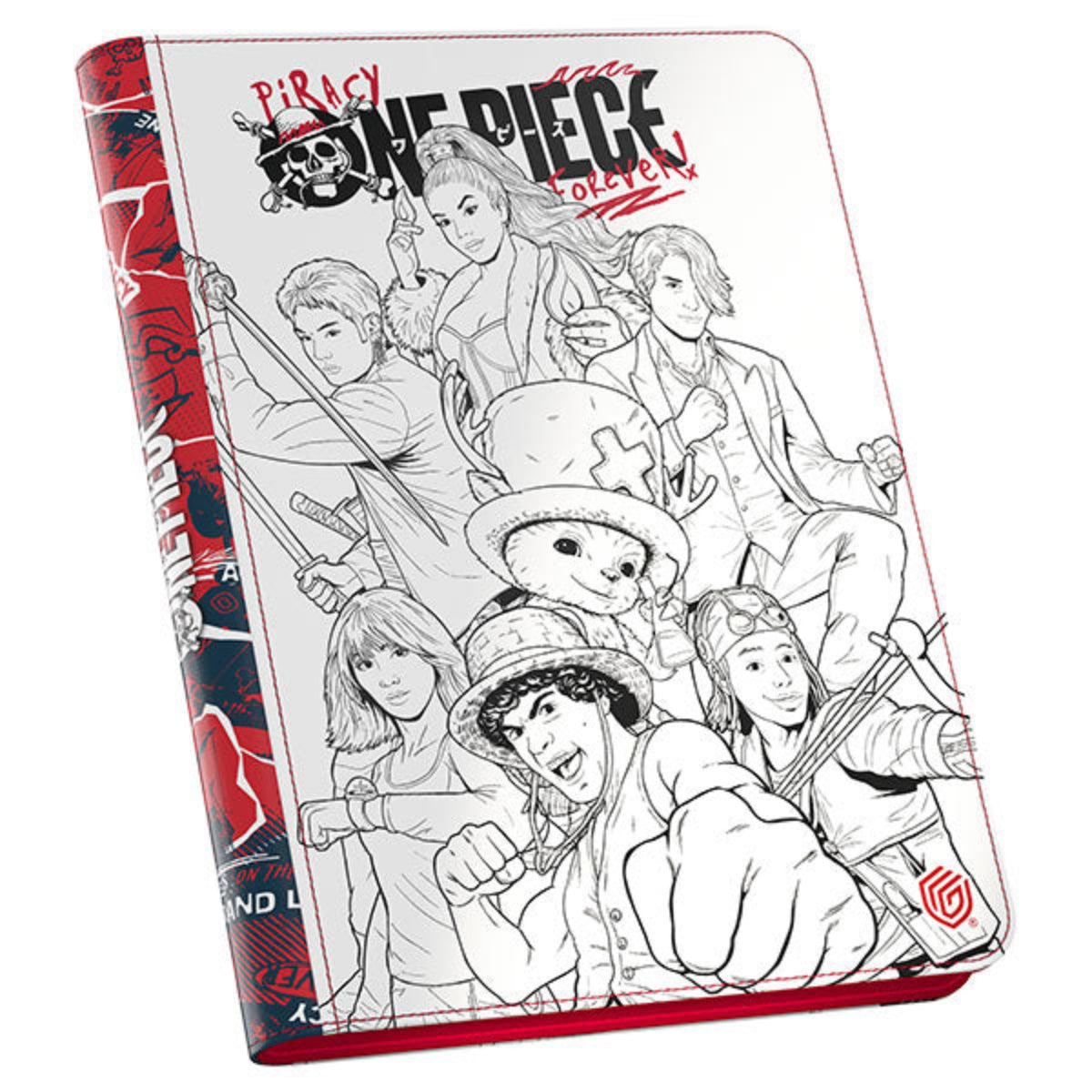 One Piece Sketch Zipfolio 360 Card Binder