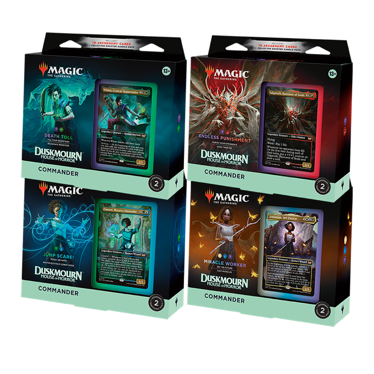 Duskmourn House of Horror Commander Deck Set of 4