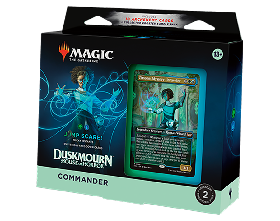 mtg duskmourn jump scare commander deck