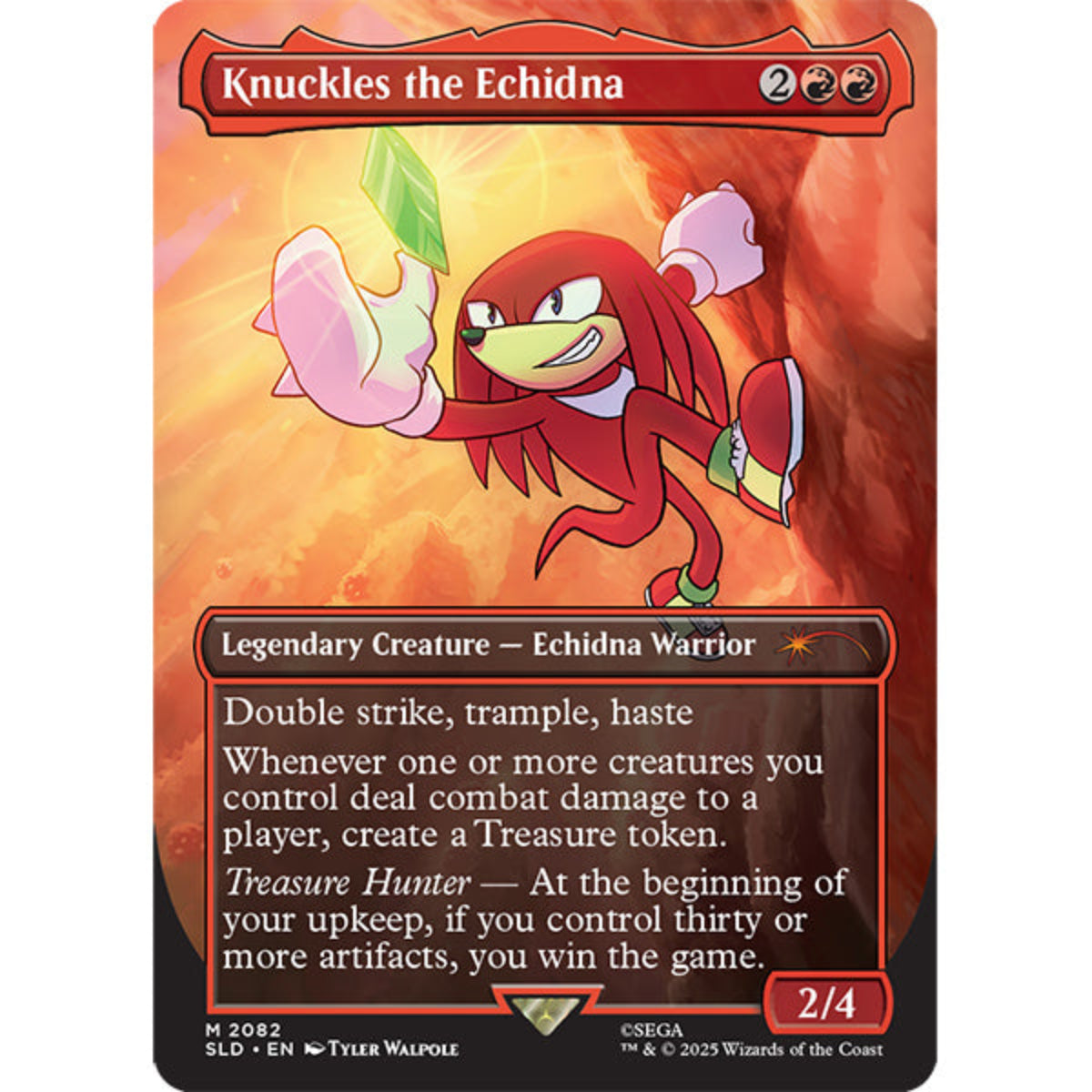MTG Knuckles the Echidna SLD Sonic the Hedgehog