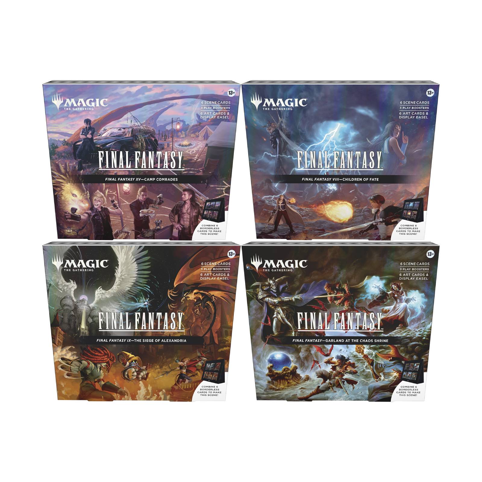 Final Fantasy x MTG Holiday Scene Box Display (Set of 4