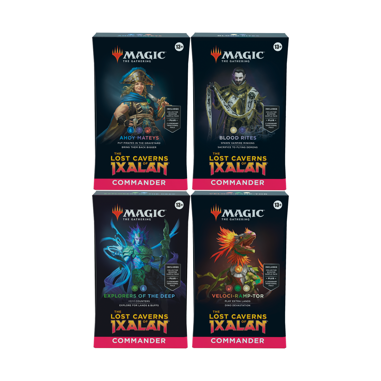 MTG Lost Caverns of Ixalan Commander Deck Bundle (Set of 4)