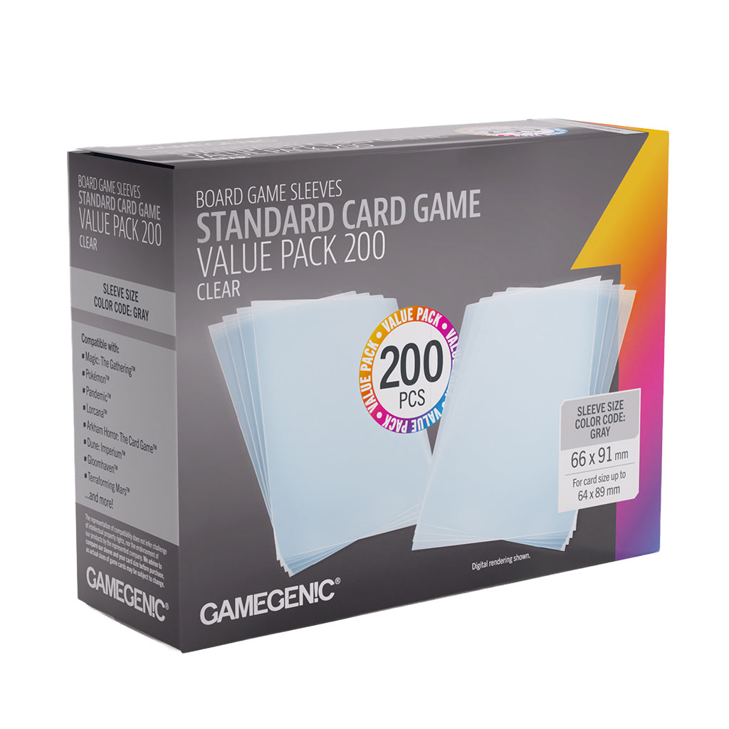 Gamegenic 200ct Prime Sleeves Standard Card Value Pack