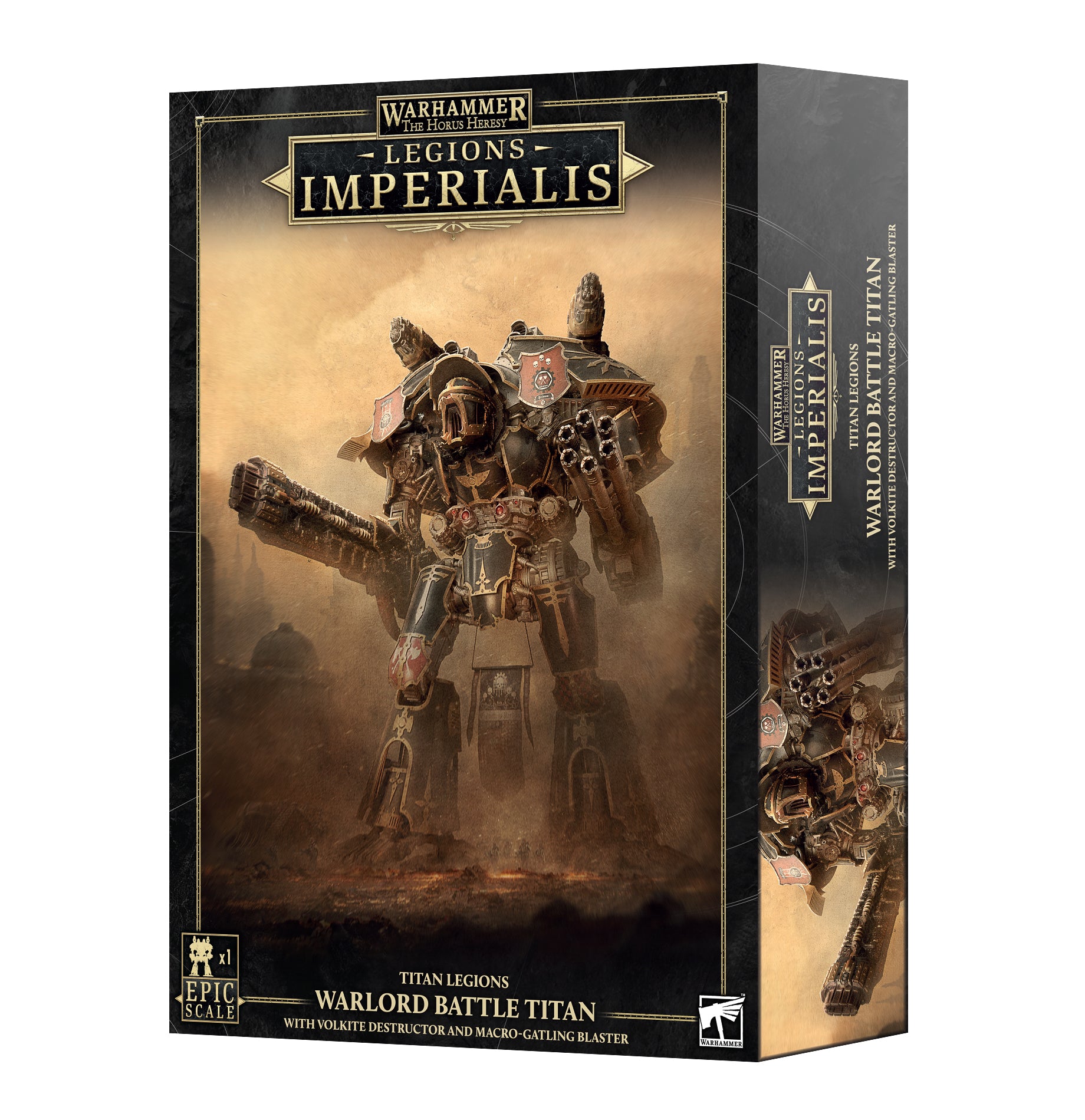 Horus Heresy Legions Imperials Warlord Battle Titan with Volkite Destructor