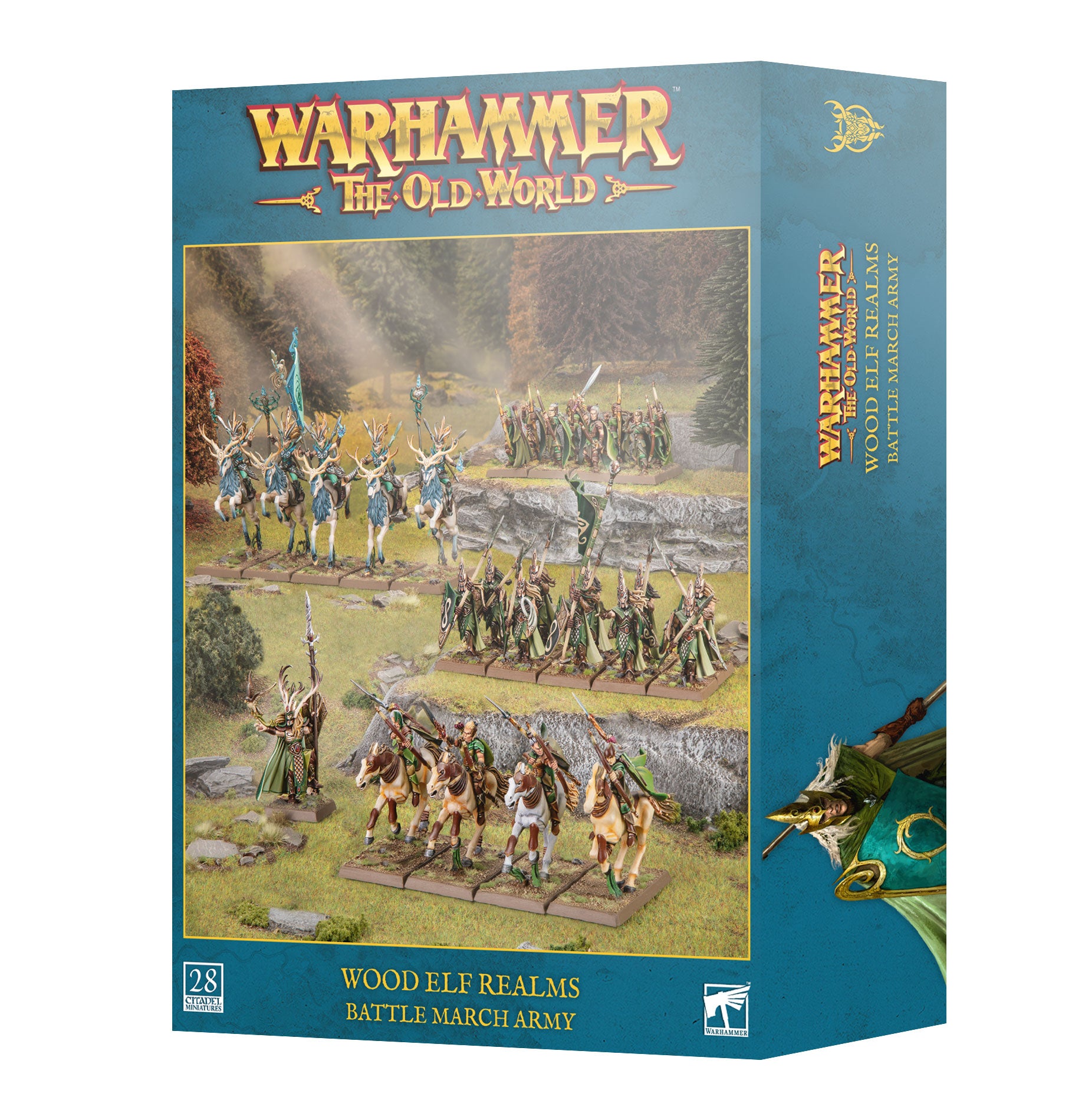 Warhammer TOW Wood Elf Realms Battle March Army - Preorder