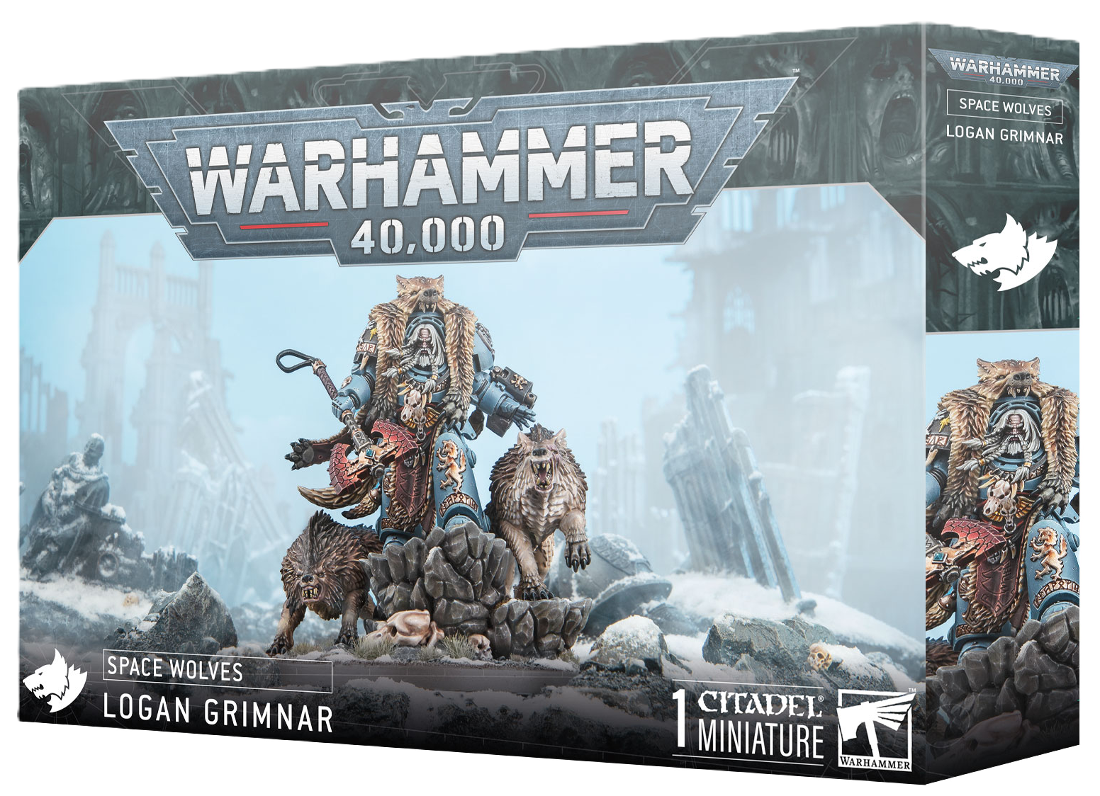 Preorder Warhammer 40K Space Wolves Logan Grimnar