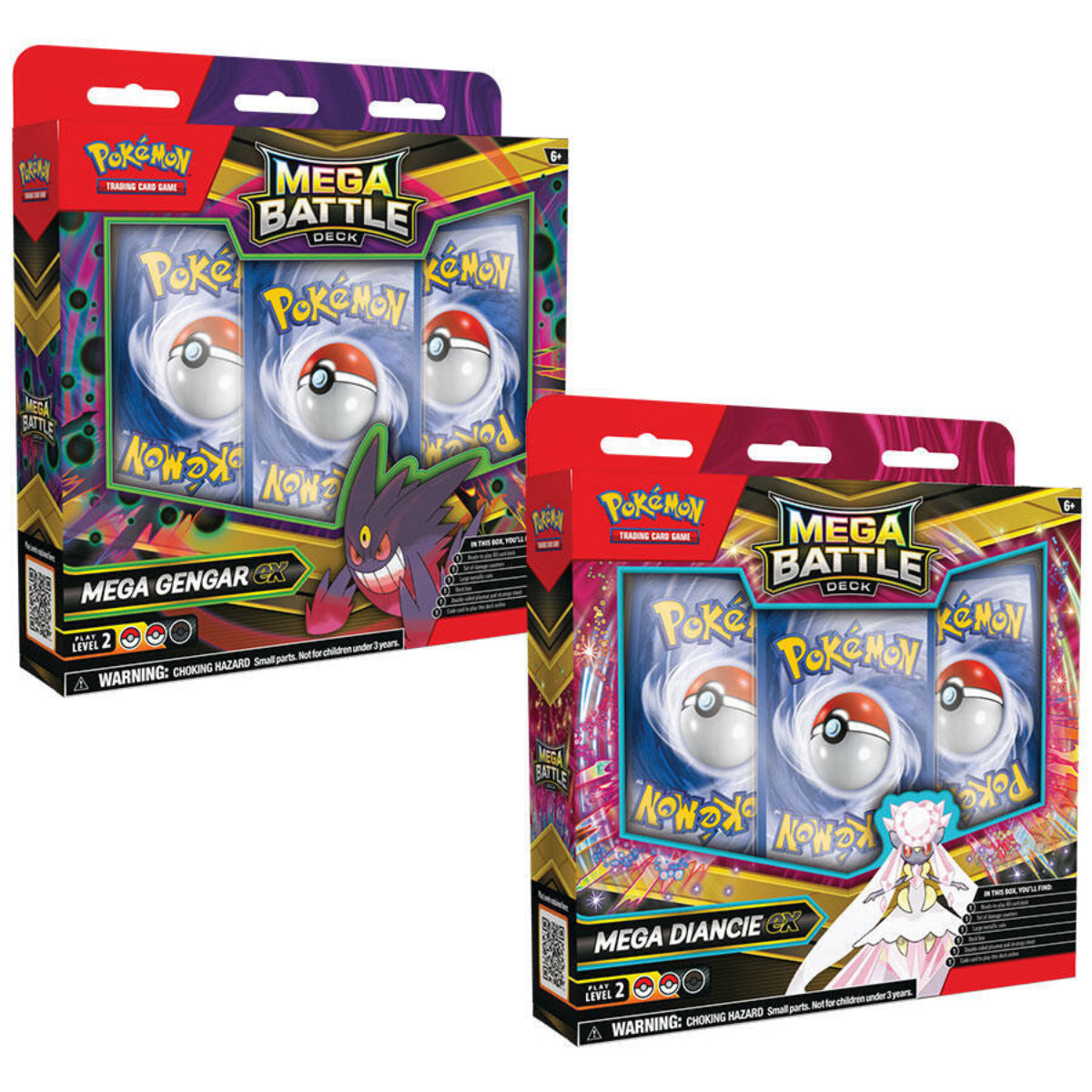 Pokemon Mega Battle Deck: Mega Gengar ex/Mega Diancie ex (Set of 2)