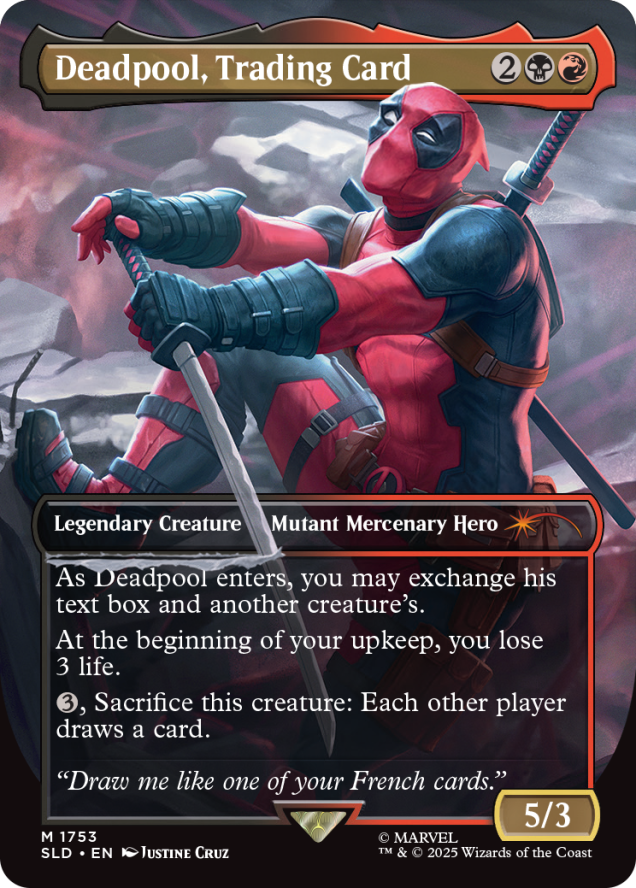 Secret Lair x Marvel Deadpool Non Foil