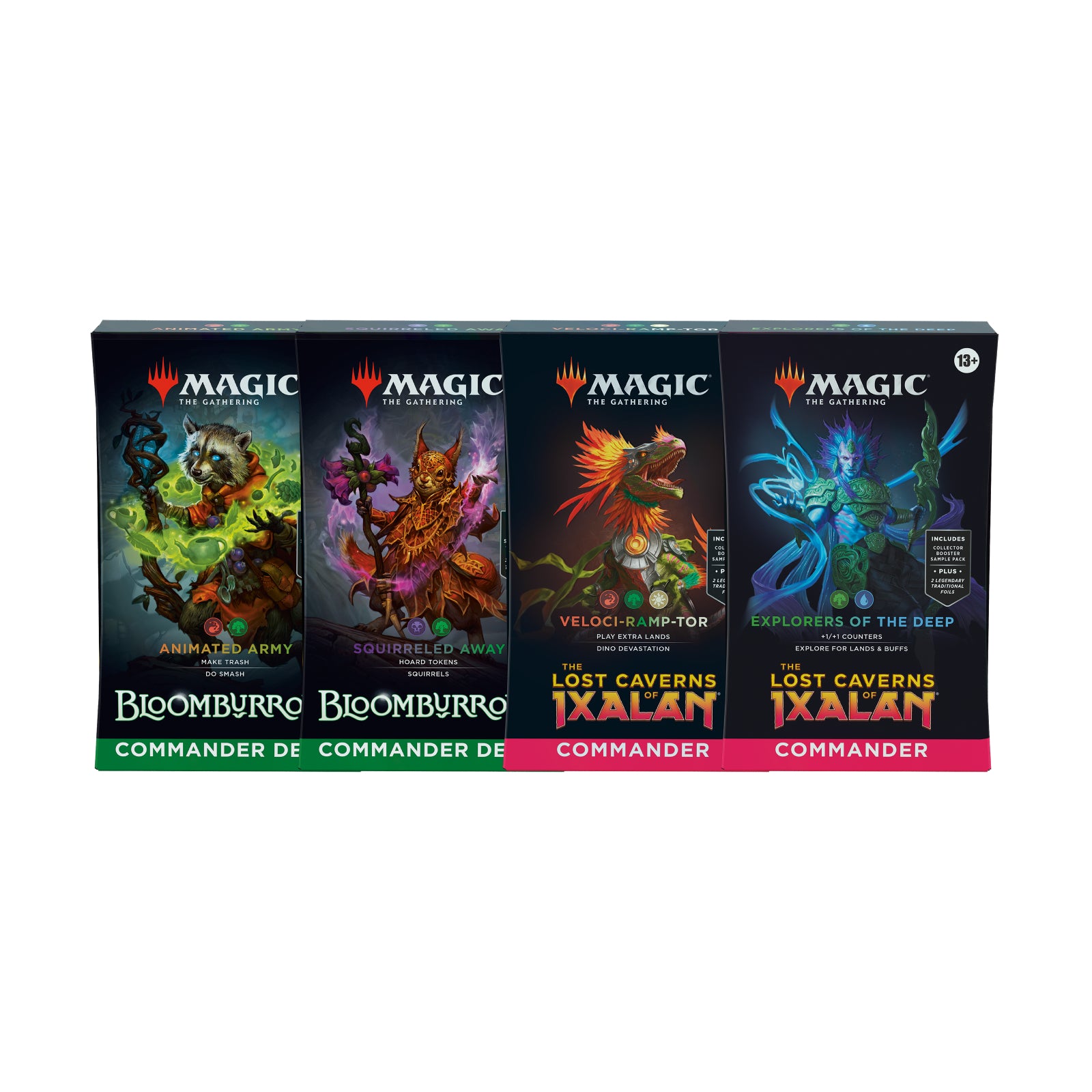 Best MTG Precons 2025 - Animated Army, Squirreled Away, Veloci-Ramp-Tor, Explorers of the Deep