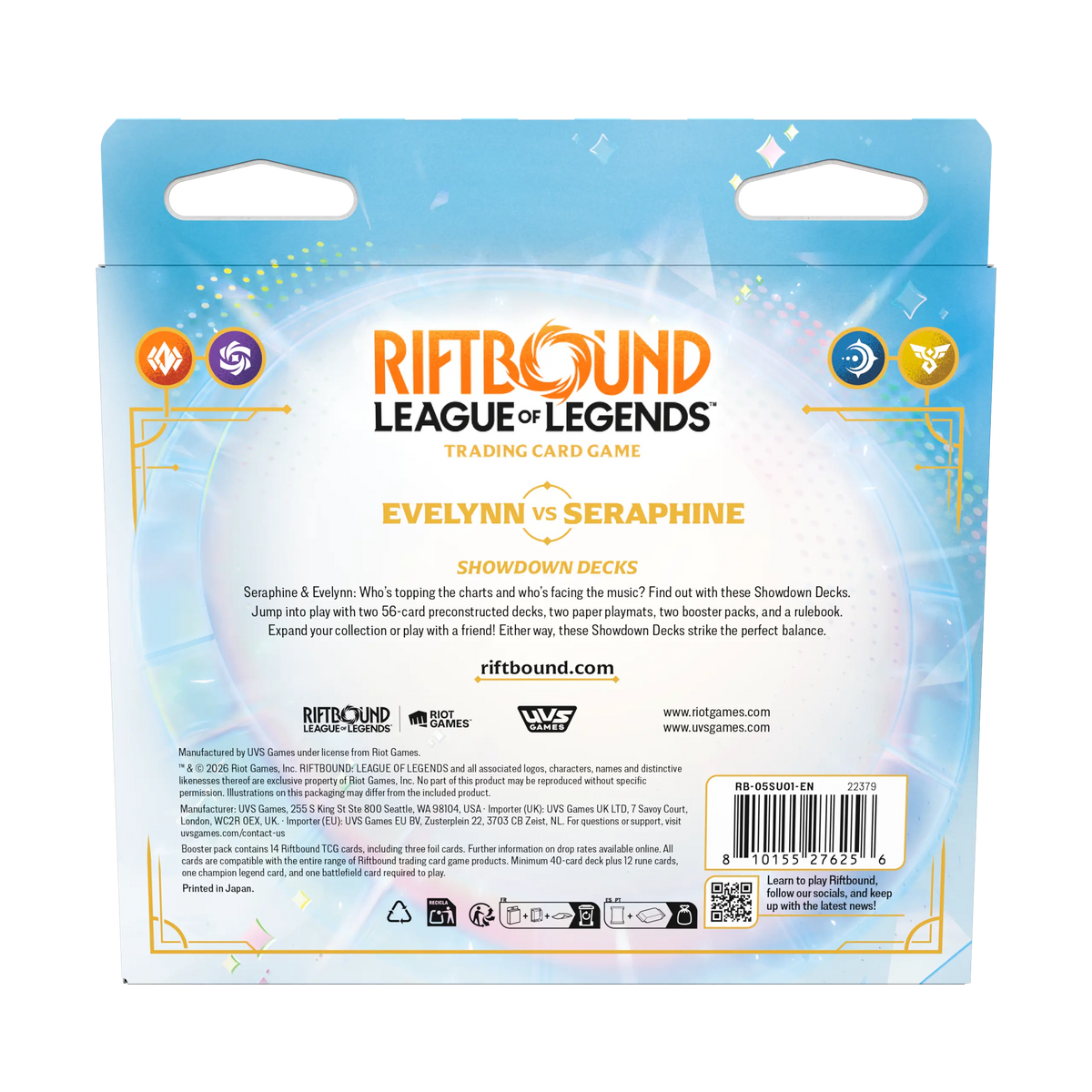 Riftbound Radiance Showdown Decks: Evelynn vs Seraphine