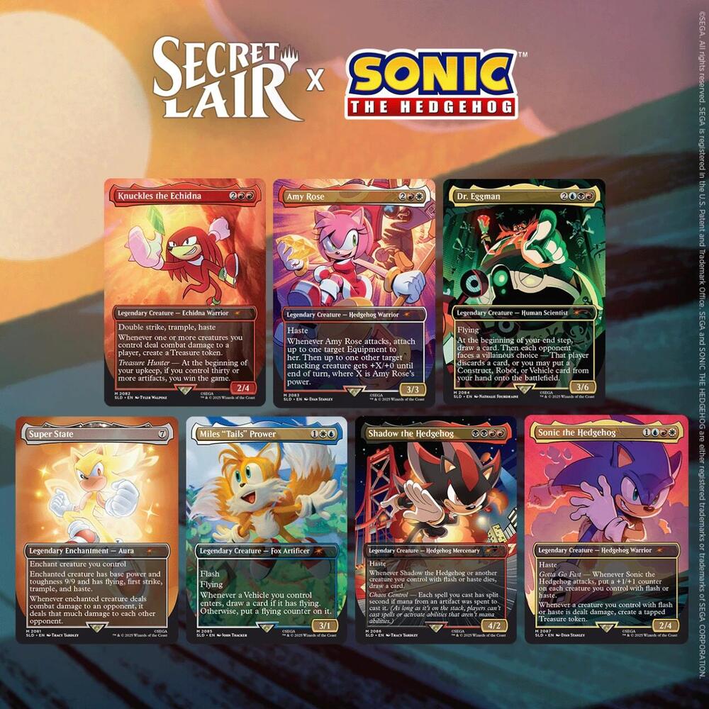 Secret Lair x Sonic the Hedgehog - Non-Foil Edition