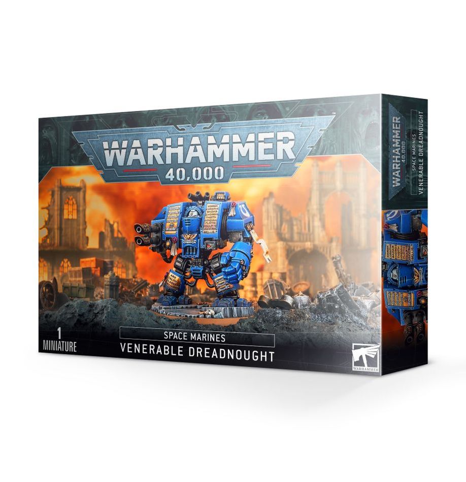 blue painted space marines venerable dreadnought warhammer 40k