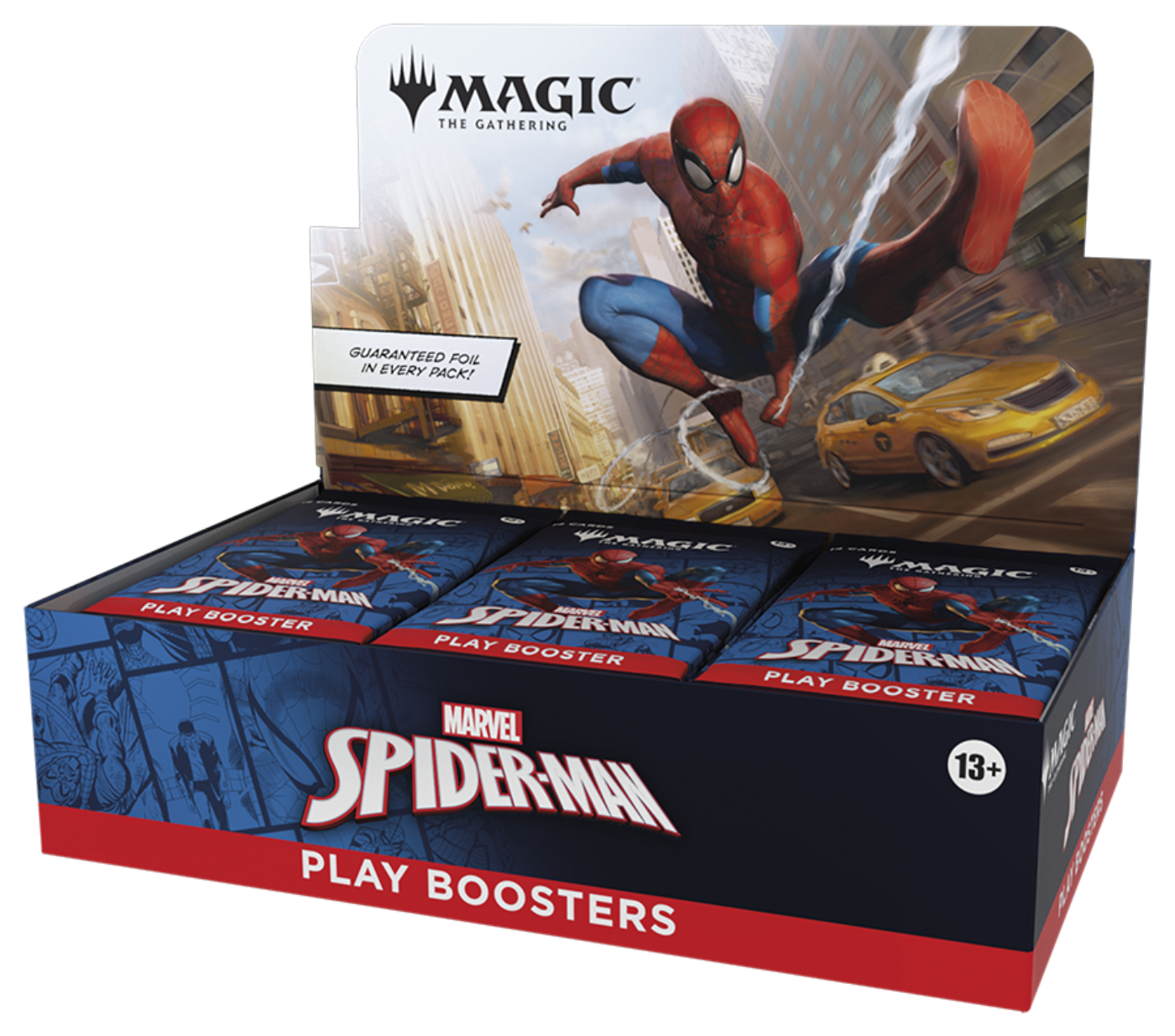 preorder mtg universes beyond spider man play booster box display