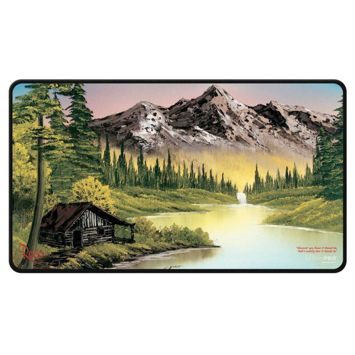Bob Ross Mountain Retreat Playmat