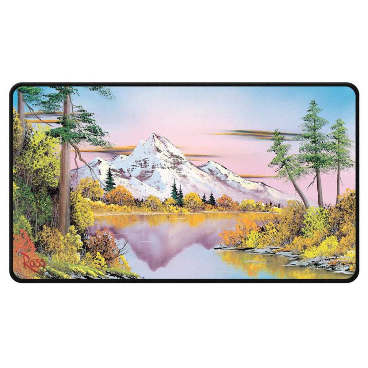 Bob Ross Mighty Mountain Lake Playmat