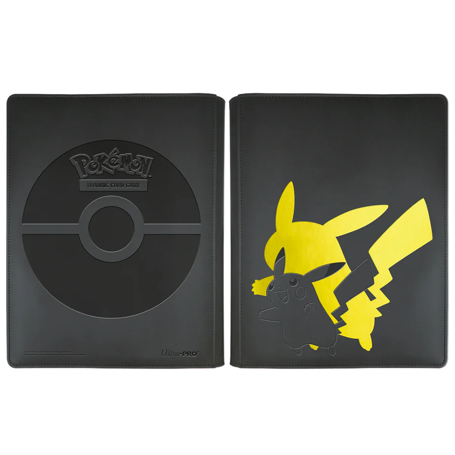 Pokemon Pikachu 12 Pocket 480 Card Binder Zip