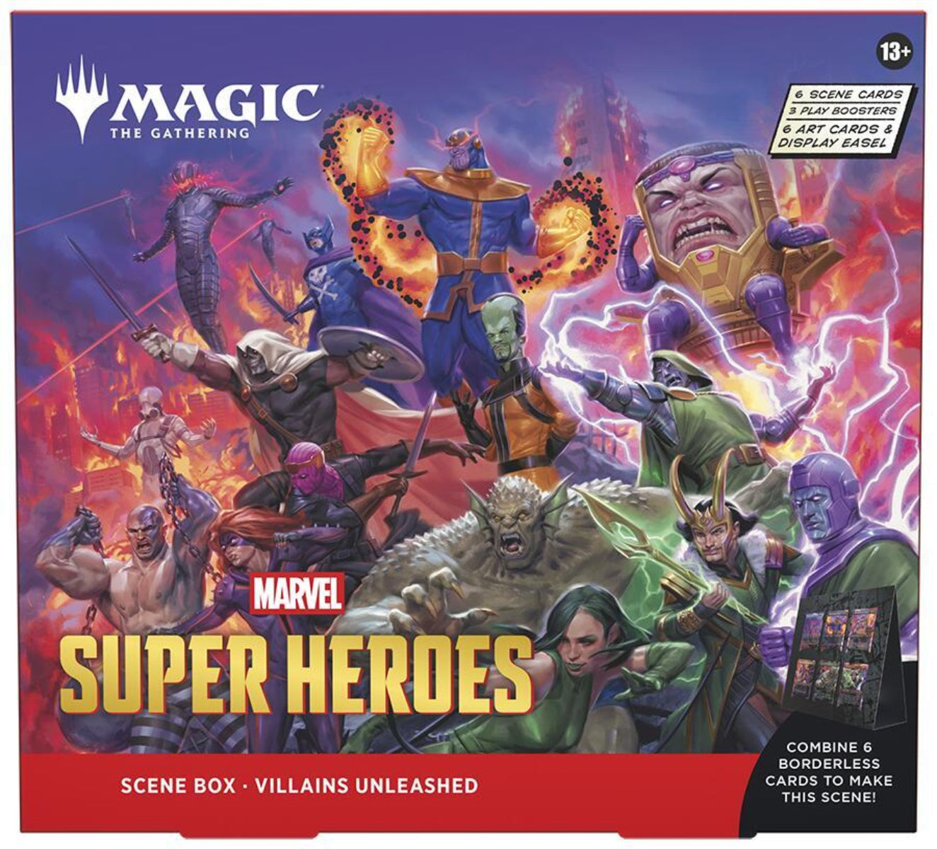 Marvel Super Heroes Villains Unleashed Scene Box