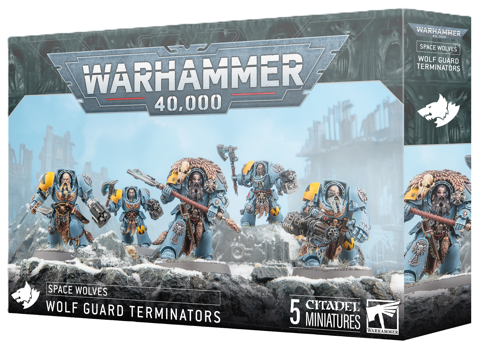 Preorder Warhammer 40K Space Wolves - Wolf Guard Terminators