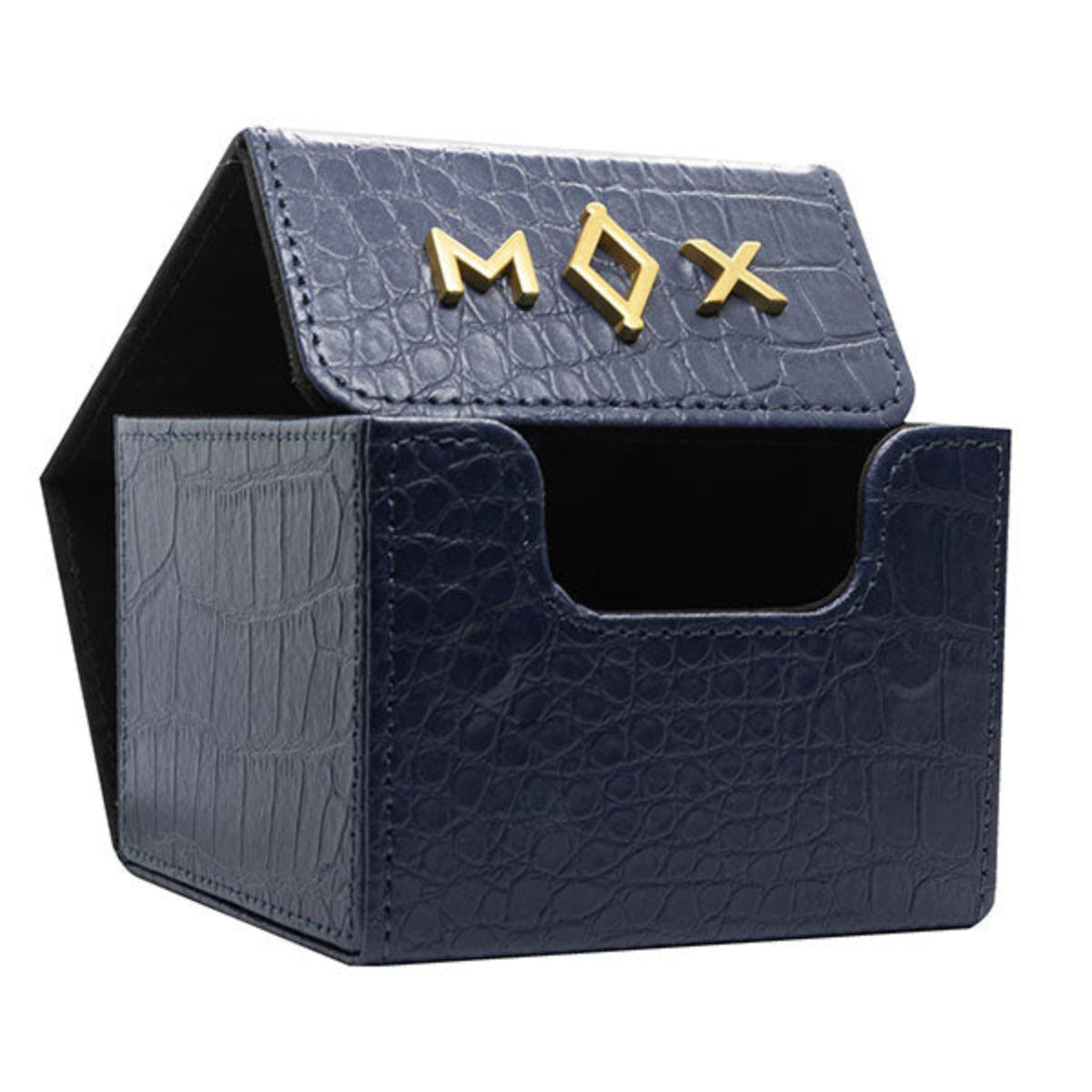 Mox Box 133 Card Deck Box - Cobalt Blue