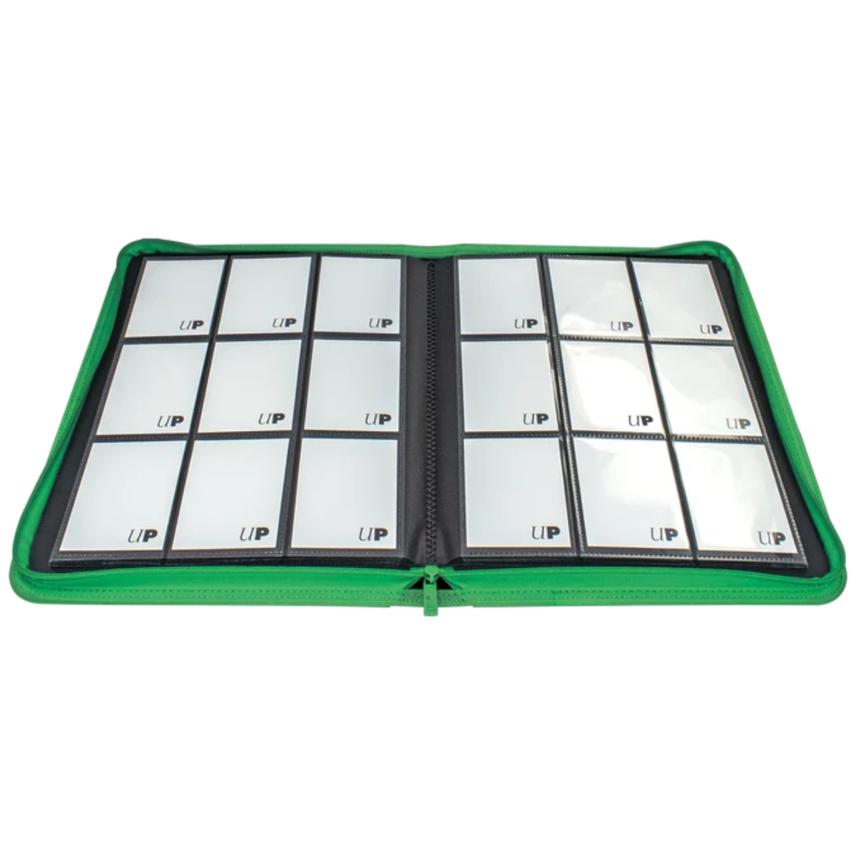 Ultra Pro Green 9 Pocket 360 Card Binder Zip