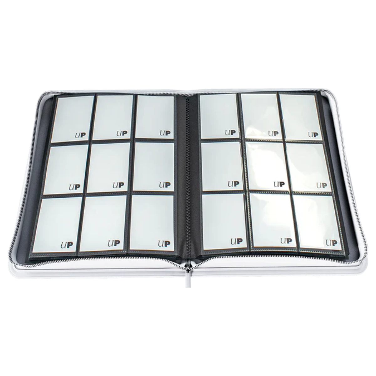 Ultra Pro White 9-Pocket 360 Card Binder Zip