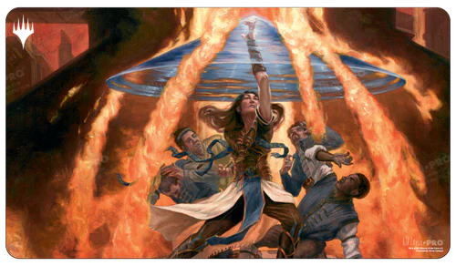 Commander Masters Fierce Guardianship Blue Standard Gaming Playmat for Magic: The Gathering