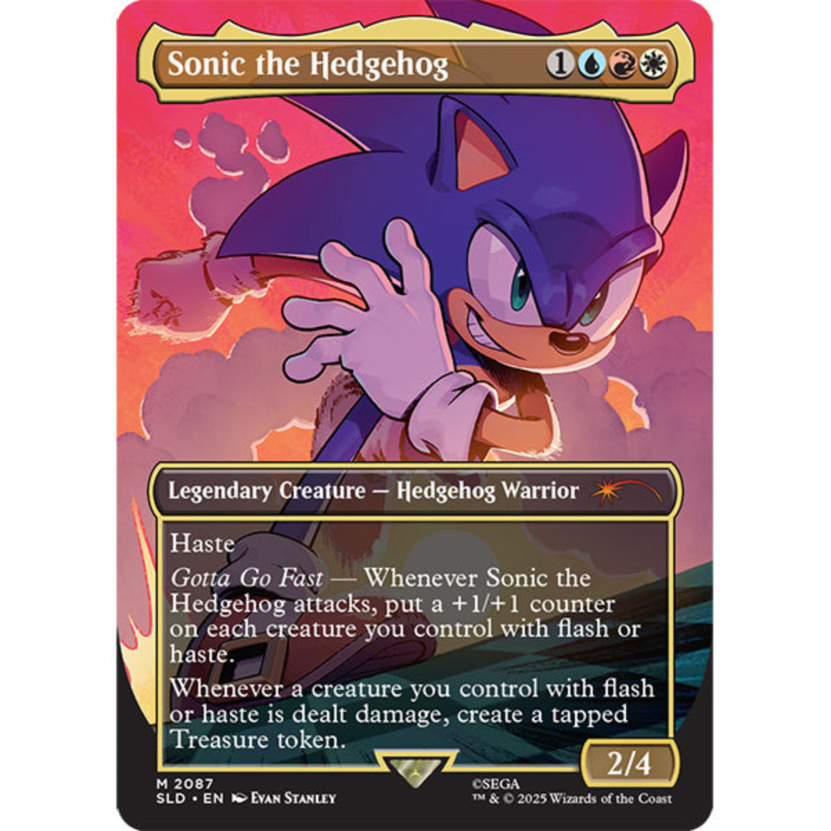 MTG Secret Lair X Sonic the Hedgehog Friends and Foes - Nonfoil