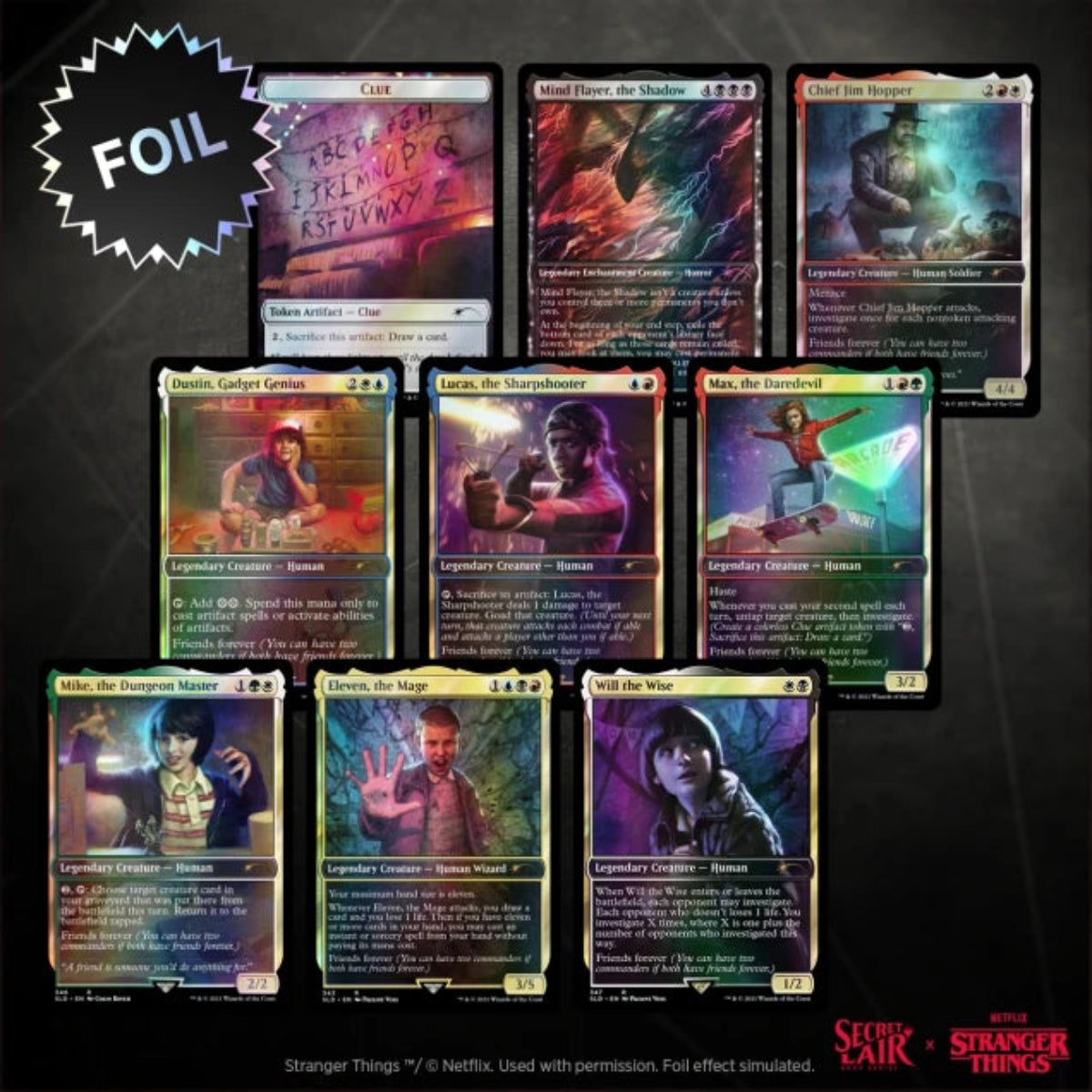 Secret Lair x Stranger Things - Traditional Foil Edition