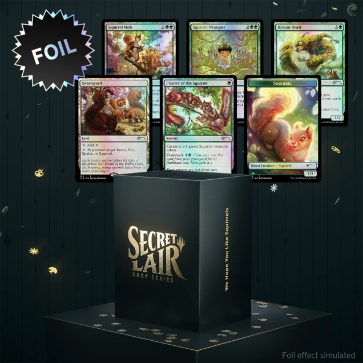 Secret Lair We Hope You Like Squirrels - Traditional Foil Edition