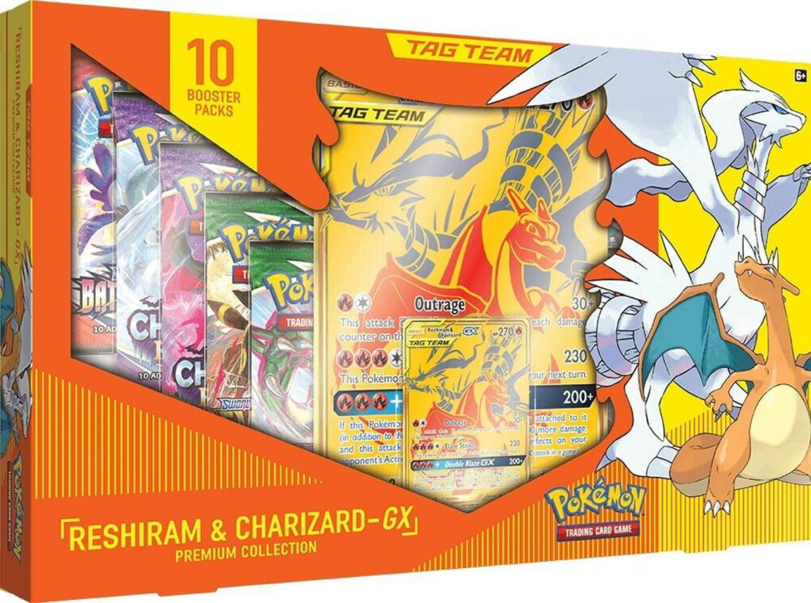 Pokemon Reshiram and Charizard GX Premium Collection