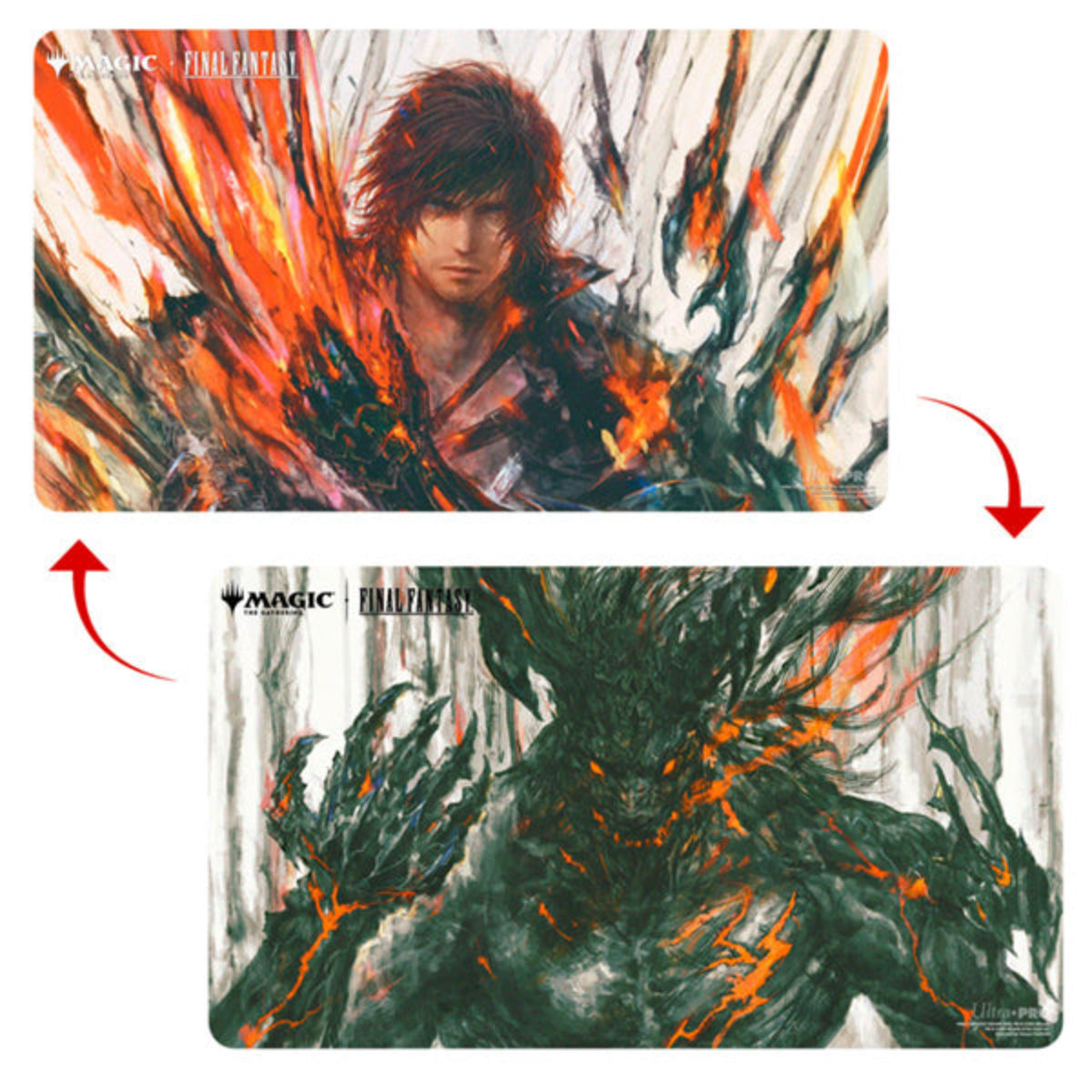 MTG Final Fantasy Clive, Ifrit's Dominant Double-Sided Playmat